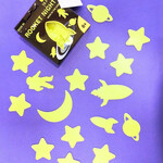 Stickers Colours Glow In The Dark Rocket Night 16Pcs 26095